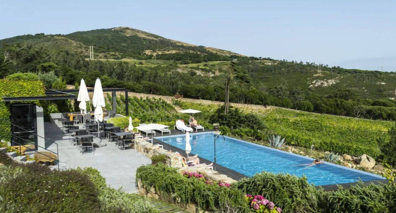 Just five minutes from the wild cliffs of Cabo da Roca – Europe’s westernmost point – and less than an hour from Lisbon
